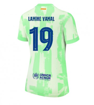 Barcelona Lamine Yamal #19 Replika Tredjetrøje Dame 2024-25 Kortærmet